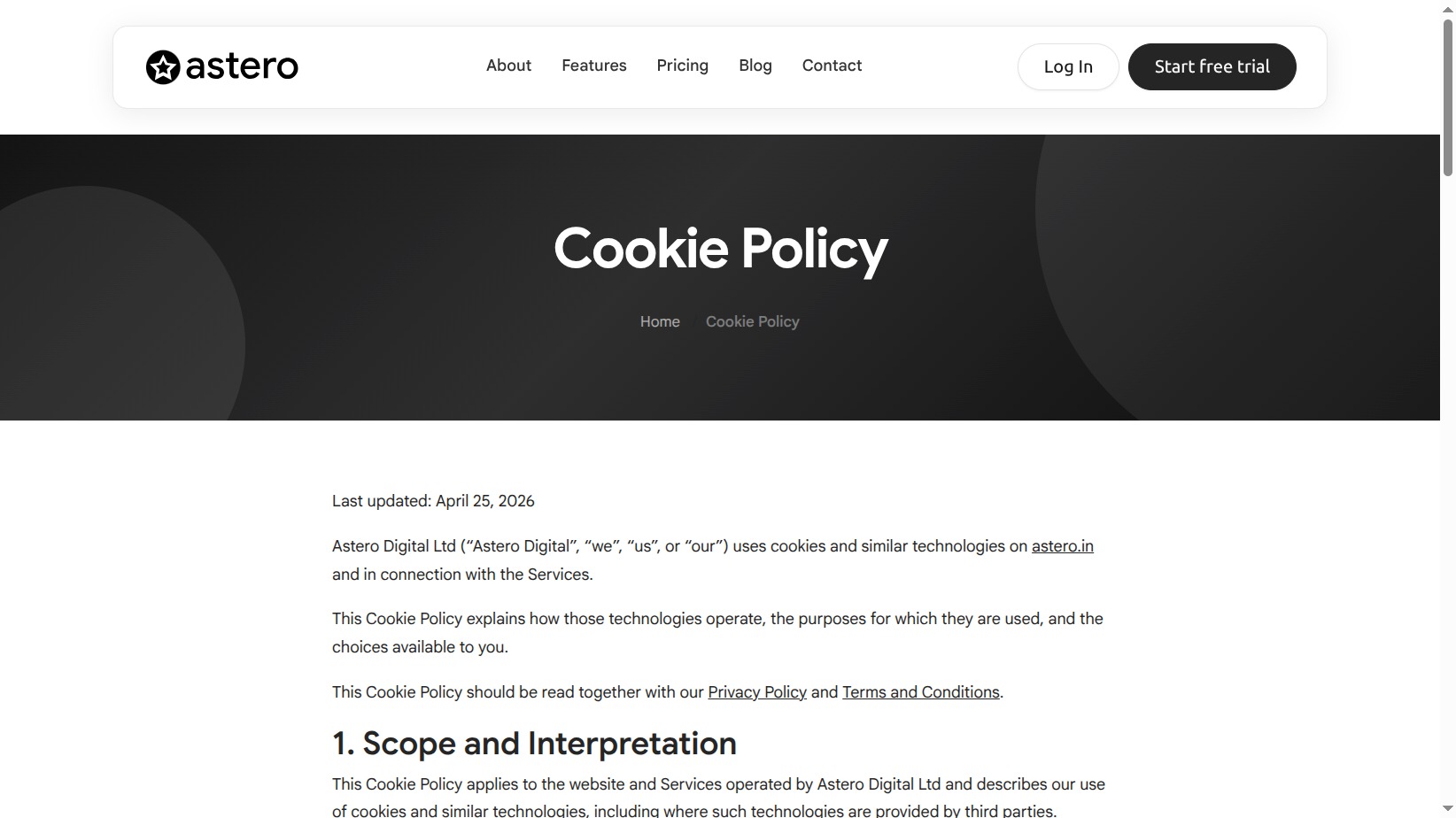 Cookie Policy